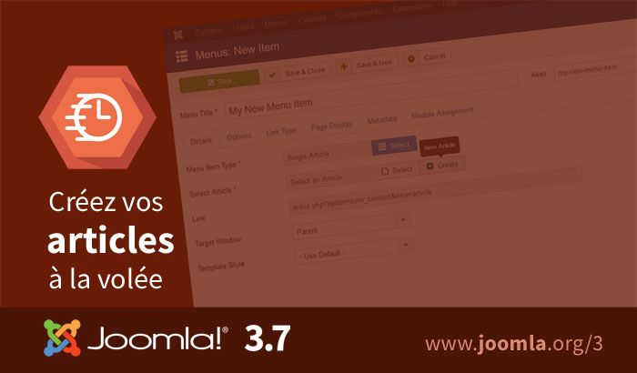 Joomla 3.7 improved workflow